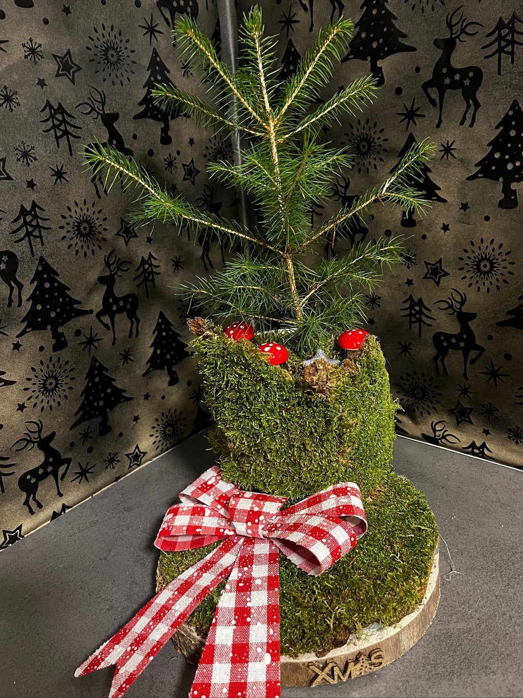 Woodland Moss Christmas Tree