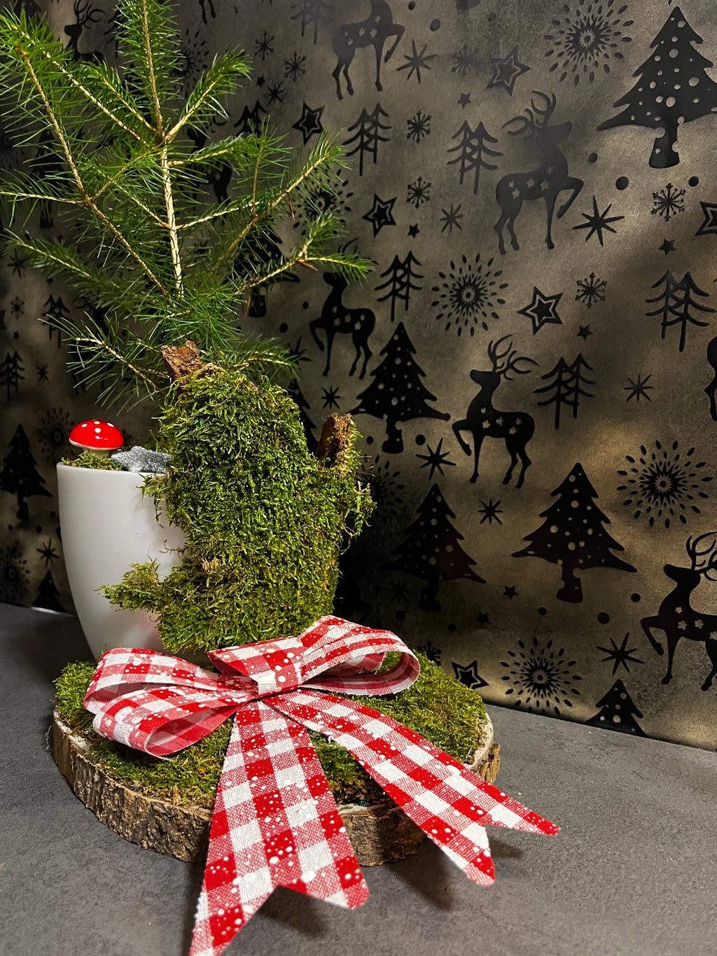 Woodland Moss Christmas Tree