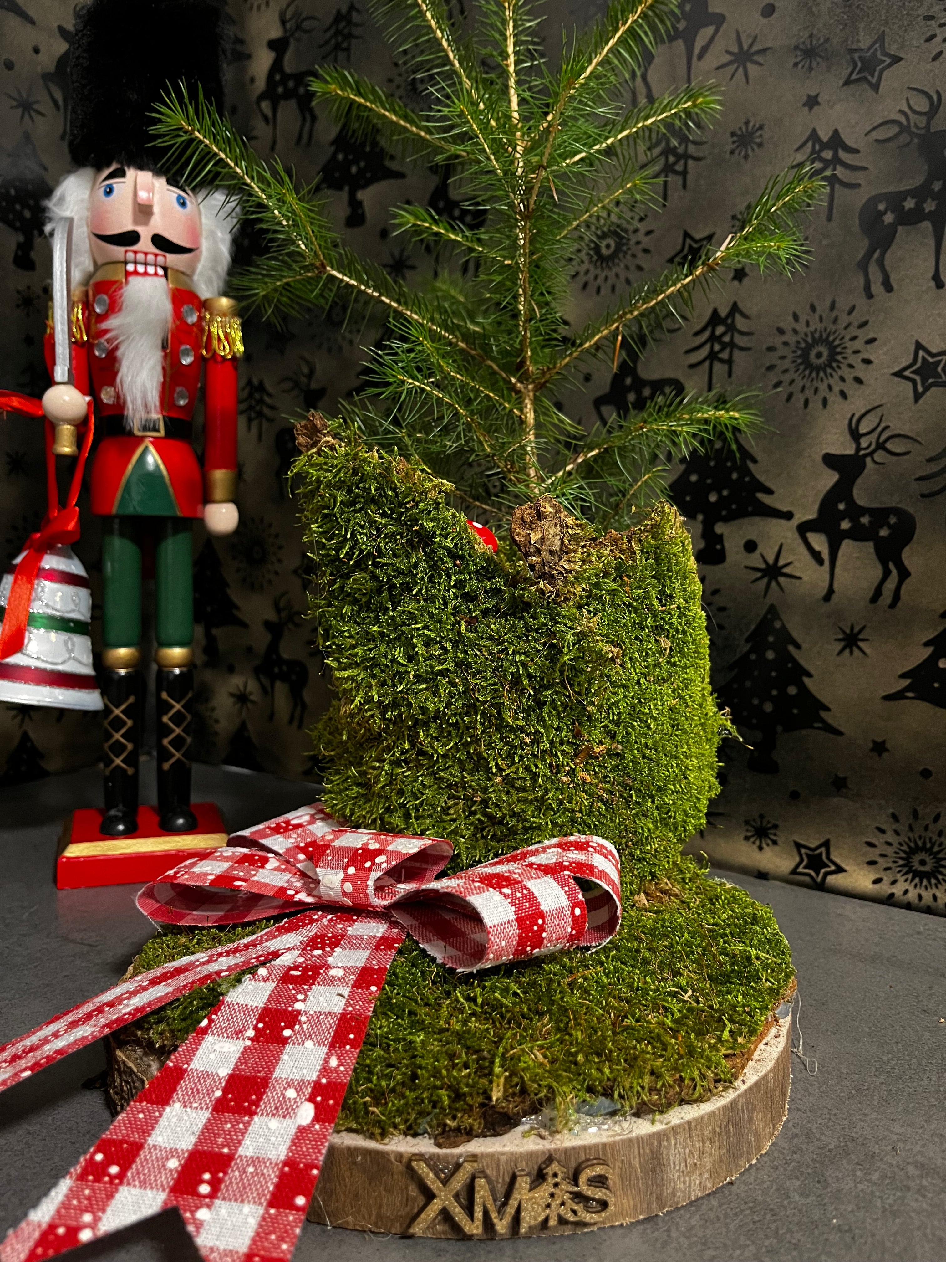 Woodland Moss Christmas Tree