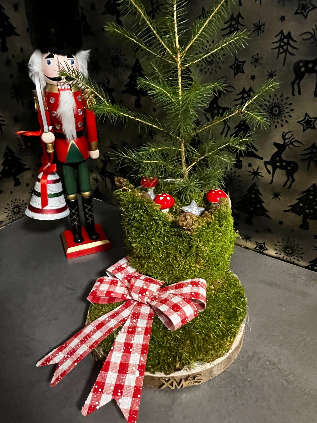 Woodland Moss Christmas Tree