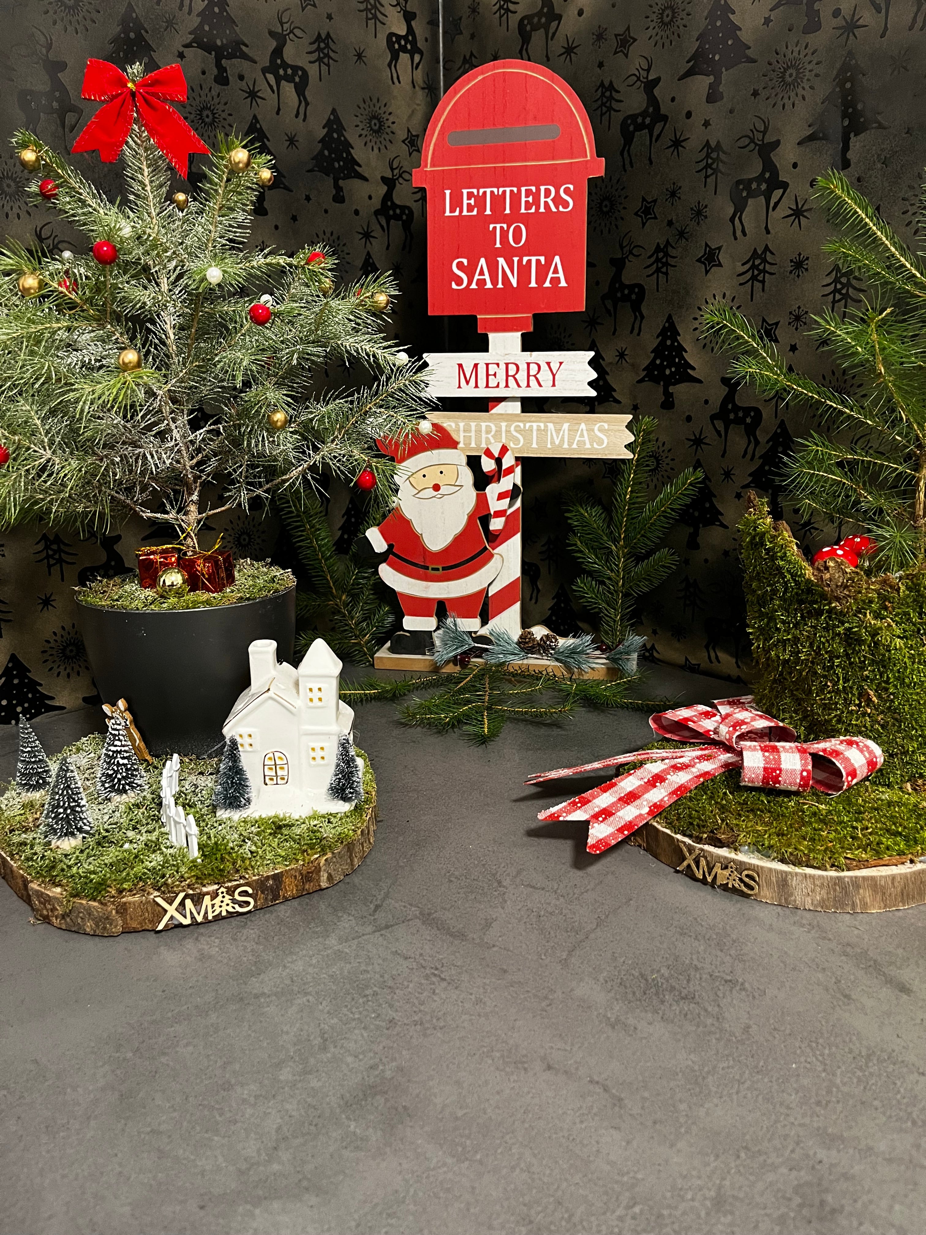 Mini Winter Village Tree