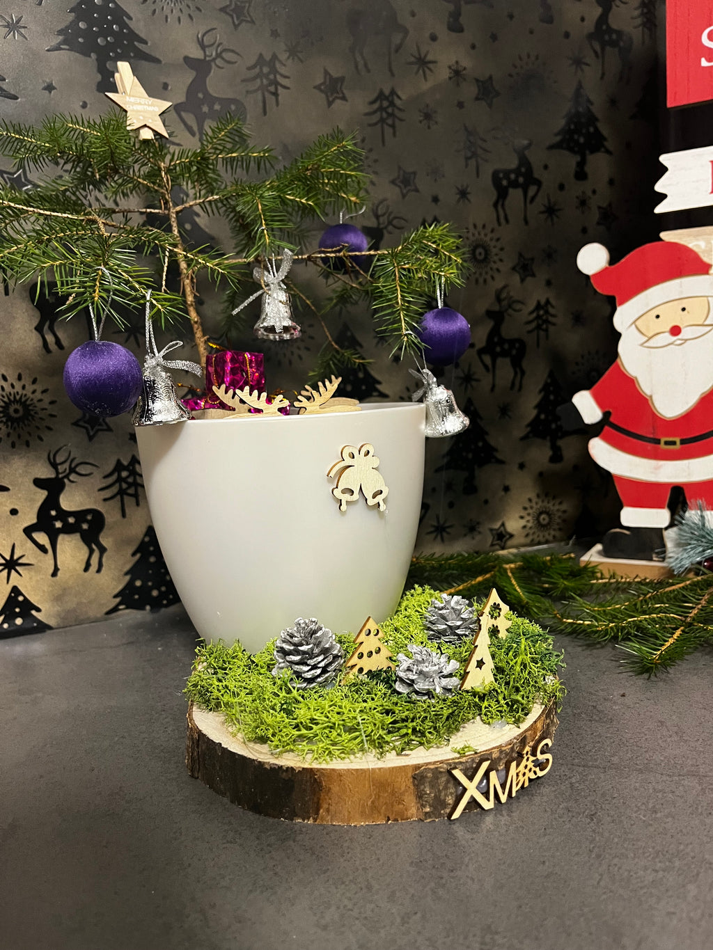 Violet Spark Mini Christmas Tree