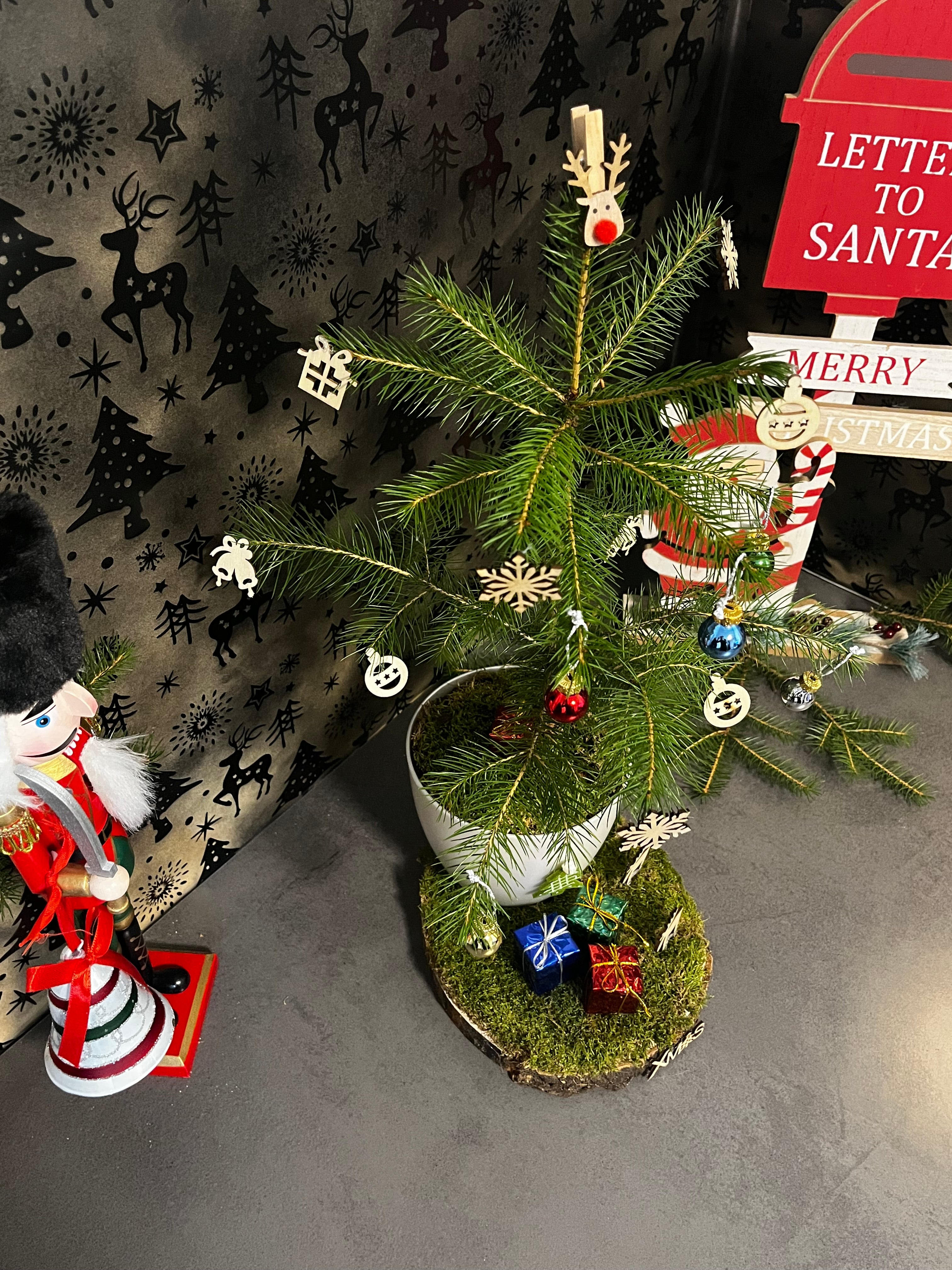 Festive Mini Tree With Ornaments