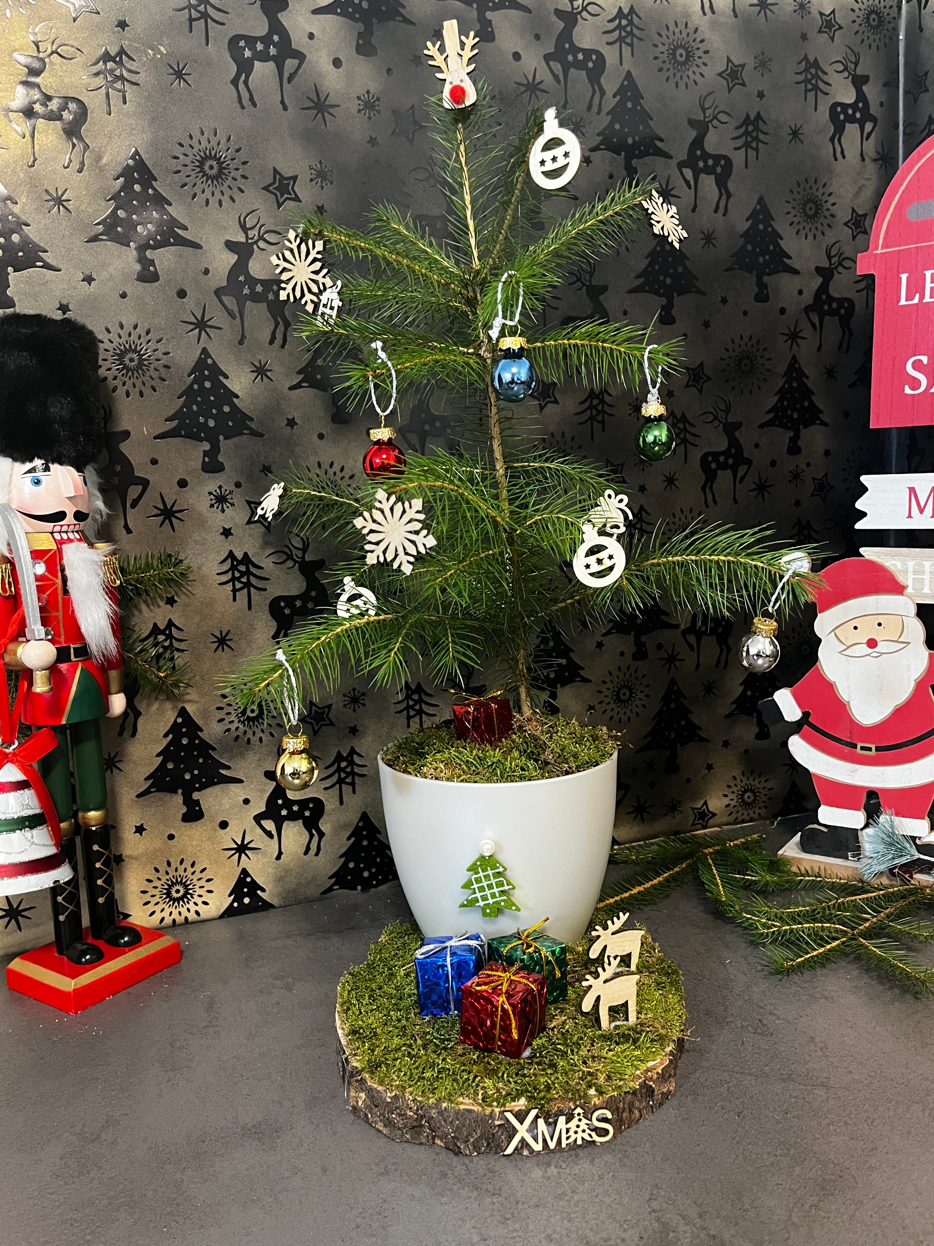 Festive Mini Tree With Ornaments